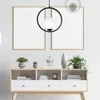 Lubinis šviestuvas Domoletti PENDANT LIGHT KONYA E14 Juodas/Baltas