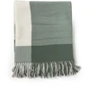 Domoletti PLAID BLANKET TENDER 130X160 Žalias/Baltas