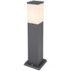 Domoletti Laisvai pastatomas lauko šviestuvas „Corte“, 15 W, E27, IP44, antracito spalvos, 12,4 cm x 45 cm