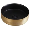 Umywalka Domoletti WASHBASIN COUNTERTOP ACB8004 GOLD/Juodas