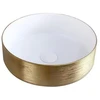 Umywalka Domoletti WASHBASIN COUNTERTOP ACB8003 GOLD/Baltas