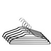 Okko Domoletti PVC DIPPED HANGER LSMD025 Juodas 5PCS