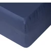 Domoletti FITTED SHEET SATEEN 200X200+25 NAVY