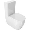 Masterjero Rinkinys kompaktowy WC Domoletti TOILET STANDING ARC WITH TANK Baltas