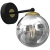 Sieninis šviestuvas Kinkiet Domoletti WALL LIGHT BURSA E14 Juodas/GOLD
