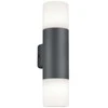 Lauko sieninis šviestuvas Domoletti Orte 14216-2, 40W, E27, IP44, juodas, 8,5 cm x 33 cm