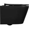 Miska WC Domoletti WC HUNG ME125-MB WITH COVER Juodas