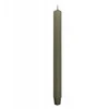 Donau Home Ilga staltiesė žvakė ryškinta DONAU HOME, 25x300 mm, 4 vnt., chaki
