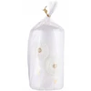 Donau Home koloninė žvakė su kiaulpienėmis, 70x130 mm, balta