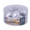 Donau Home Plaukiojanti žvakė DONAU HOME 48x28 mm 12 vnt. sidabrinė