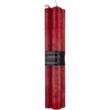 Donau Home Rustic Classic stalo žvakė, 22x250 mm, 4 vnt., raudona
