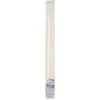 DONAU HOME standartinės spalvos žvakė su spygliu, 22x230 mm, 40 vnt., kreminės spalvos