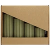Donau Home Žvakė stulpelis briaunuota, 60x80/100/120/140mm, 4 vnt., chaki (45342314-50)