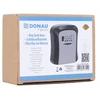 Donau Skrytka na klucze DONAU TECH, 115x95x40 mm, juoda-sidabrinė