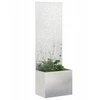 Sodo privatumo ekranas „Fretwork“ Sidabrinė 50 x 32 x 150 cm