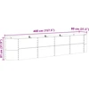 Pakelta lova Ruda 400 x 80 x 81 cm Plienas