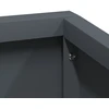 Sodo vazonas Antracito 60 x 60 x 50 cm Šaltai valcuotas plienas