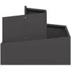 Sodo vazonas Juoda 60 x 60 x 50 cm Šaltai valcuotas plienas