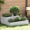 Sodo vazonas Sidabrinė 100 x 100 x 50 cm Galvanizuotas plienas