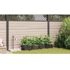 Sodo vazonas 5 vnt. Juoda 120 x 120 x 142 cm PP