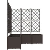 Sodo vazonas 5 pcs Ruda 120 x 120 x 143 cm Plienas