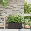 Sodo vazonas 2 vnt. Ruda 80 x 40 x 37,5 cm PP