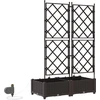 Sodo vazonas 2 pcs Ruda Plienas