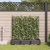 Sodo vazonas 3 vnt. Ruda 120 x 40 x 126 cm PP