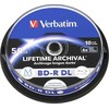 VERBATIM M-Disc BD-R DL 6X 50GB Inkjet Printable 10 Pack Spindle
