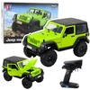 Auto Nuotoliniu būdu valdomas visureigis Jeep Wrangler Rock Crawler 1:14