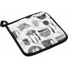 Douceur d`Interieur Cotton virtuvės rankena, silikoniniai sutvirtinimai, 19 x 19 cm