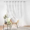 Douceur Dinterieur Interjero dizainas Paruošta užuolaida iš lygaus lyno LISSEA, balta