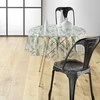 Douceur Dinterieur Interjero dizainas Permatoma PVC staltiesė su augaliniu raštu AUREA, Ø 140 cm