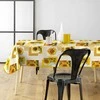 Douceur Dinterieur Interjero dizainas Saulėgrąžų staltiesė SUNFLOWER, 140 x 240 cm, plastikas
