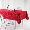 Douceur Dinterieur Interjero dizainas Staltiesė stalui 150 x 240 cm BULLY, raudona