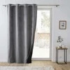 Douceur Dinterieur Interjero dizainas Termo užuolaidos su kilpomis VELVET, dvigubas mikropluošto vilnos sluoksnis, 140 x 260 cm