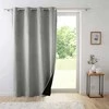 Douceur Dinterieur Interjero dizainas Termo užuolaidos su kilpomis VELVET, dvigubas mikropluošto vilnos sluoksnis, 140 x 260 cm