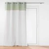 Douceur Dinterieur Interjero dizaino Užuolaida su kilpelėmis ir džiuto dekoru bei kutais JANARA, 140 x 240 cm