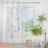 Douceur Dinterieur Interjero dizaino Užuolaida su augalo raštu MAGNOLIA, 140 x 240 cm
