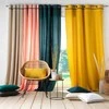 Douceur Dinterieur Interjero dizaino Užuolaidos su kilpomis LINETTE, medvilnė, blizgi, 135 x 240 cm