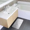 Douceur Dinterieur Interjero dizaino vonios kilimėlis 45x75 cm baltas