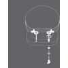 Douceur d`Interieur tualeto dangtis Tualeto dangtis MDF, 37,5 x 47 cm, MARBRE