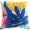 Douceur d`Interieur medvilninė dekoratyvinė pagalvė su PAPAYA raštu, 45 x 45 cm