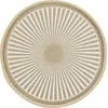 Douceur d`Interieur SOLEIMIO ROUND PAD, CREAM, DIA. 38