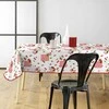 Douceur d`Interieur vaisių rašto staltiesė CERISE, 140 x 240 cm, plastikas