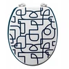 WC dangtis Douceur d`Interieur WC dangtis LABYRINTHE, MDF, 37,5 x 46 cm