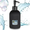Aptel Vilde Stiklinis dozatorius muilui 400 ml Juodas