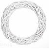 DP Craft pintas vainikas 36cm baltas (DPDN-030)
