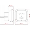 Adapteris DPM PF01EU-B, universalus, EU