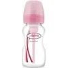 Dr Browns Dr.Browns WB92601 plataus kaklo buteliukas 270 ml PP OPTIONS PLUS 2 PACK Rožinis